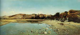 Paul camille guigou was a french landscape painter. Paul Guigou The Village Of Saint Paul On The Banks Of The Durance
