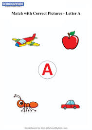 So that you may instill better phonics awareness in children and other english learners, you should start introducing the phonics worksheets or scientific notation worksheet from a very basic level. English Match Alphabets With Objects Worksheets For Kids Free Printable English Worksheets Schoolmykids Com