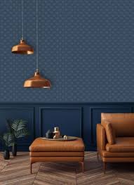 Papier Peint Vinyle Graine Sur Intisse Gatsby Bleu Mica Castorama Decoration Amenagement Ideesdeco T Papier Peint Papier Peint Geometrique Idees De Decor