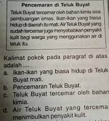 Penyebab masalah banjir di ibukota. Kalimat Pokok Pada Paragraf Di Atas Adalah Brainly Co Id