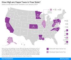 How High Are Vapor Excise Taxes In Your State 2019 Tax