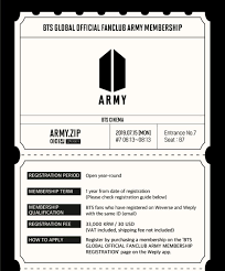 2019 2020 Bts Official Global Fanclub Membership Us Bts Army