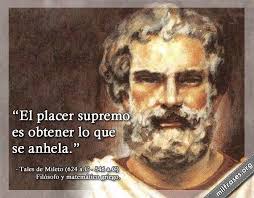 Tales de Mileto, el placer supremo | milfrases.org | Painting, Historical figures, Poster