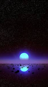 Glowing Planet Space Wallpaper Beautiful Nature Wallpaper Dark Wallpaper Beautiful Moon