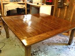 6x6 Table1 Jpg 550 413 Table Stained Table Farmhouse Table