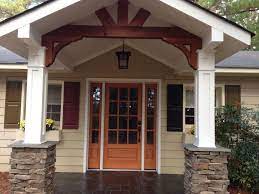 For different holidays you could hand an interesting wreath on your front door or add several garlands. First Class Used Wrap Around Porch Design Porch Design Ranch House Exterior Front Porch Design