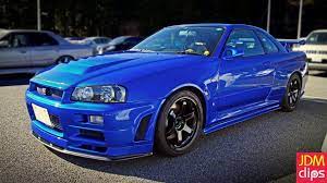 1920x1080 wallpaper nissan skyline, gtr, r34, blue, front view. 69 Nissan Skyline R34 Wallpaper On Wallpapersafari