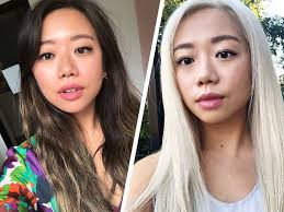 Did you know that you can actually move from having dark natural hair to blonde hair without bleaching? What It S Really Like To Dye Your Hair Platinum Blonde