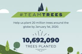 youtubers raise 10 million for tree charity and bring in