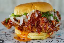 Served with homemade creamy coleslaw, mayo, and bread and butter pickle chips in a brioche bun. Dubai S Best Fried Chicken Sandwiches Restaurants Time Out Dubai