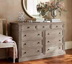 Pin By Nhungttp On House In 2021 Grey Bedroom Furniture Dresser Decor Wide Dresser