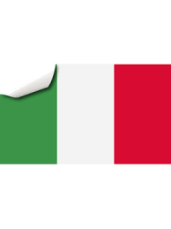Die italienische nationalflagge ist eine trikolore mit drei senkrechten streifen in grün, weiß und rot. Italien Flagge Autoaufkleber Flagge Fur Fahrzeuge Myfolie Com