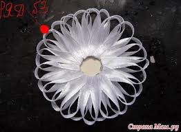 Como Hacer Una Flor Con Cinta Fina De Saten Cinta Delgada Como Hacer Flores Como Hacer