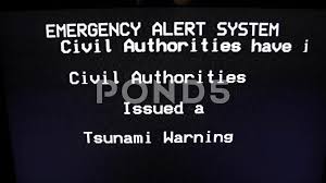 But there were some hiccups on the kenai peninsula. Emergency Alert Tsunami Warning Tv Close Stock Video Pond5