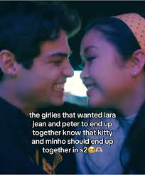 Peter and Lara Jean Kissing in The Car