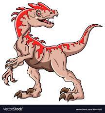 Cartoon dinosaur indominus rex Royalty Free Vector Image