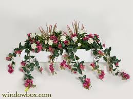 Buy some outdoor window box that are suitable for occasion like outdoor. Artificial Window Box Flowers Faux Flowers For Window Boxes