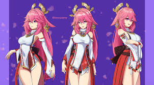 Gonzzalone on X: Yae-sama I think I like pink hair 原神 GenshinImpact  GuujiYae genshin full: t.coLv83bncDOJ t.coaZmGcYE7n9   X