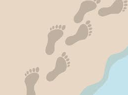This seascape painting is little harder than it looks as it's not that easy to paint sand in the beach with. How To Draw Footprints 11 Steps With Pictures Wikihow