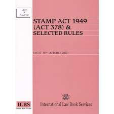Whereas, it is expedient to levy stamp duty on the documents of income related transactions and manage the modus operandi pertaining to such stamp duty; Stamp Act 1949 Act 378 Selected Rules As At 10th October 2020 Shopee Malaysia