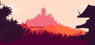 Japanese gardens often 'borrow' the landscape around them. Japanese Landscape By Finnfanfoodle On Deviantart