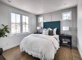 Farrow And Ball Manor House Gray Grey Paneling Paint Color Farrow And Ball Manor House Gray Farrow And B California Modern Farmhouse Guest Bedrooms Yellow Room