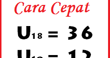 Sudah memahami cara mengerjakan soal barisan? Cara Cepat Mencari Jumlah Suku Deret Aritmatika