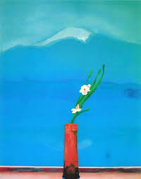 Brindille On Twitter Mount Fuji And Flowers 1972 C David Hockney English Painter B 1937