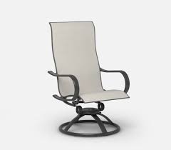 Subtle curves and simple angles combine to create a collection that can be artfully classic or freshly modern, depending on your design sensibilities and your outdoor space. Outdoor Patio Furniture Holly Hill Collection High Back Swivel Rocker