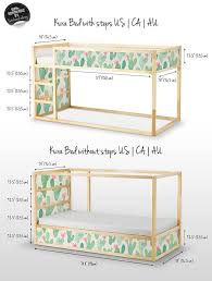 Kura Bett Ikea Kaktus Aquarell Aufkleber Set Pack 5 Mobel Blumen Malen Kura Bed Ikea Fikirleri Cocuk Mobilyasi