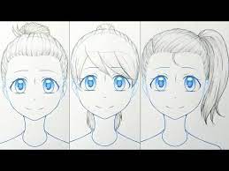 Manga Hair Tutorials Youtube Manga Hair Anime Drawings Anime Drawings Sketches