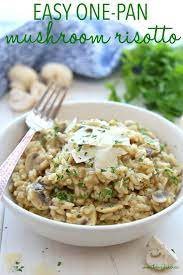 Easy Mushroom Risotto Recipe Risotto Recipes Easy Risotto Recipes Easy Risotto
