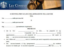 Non allarmarti nel zona del negozio di scrittura privata prestito infruttifero fac simile calerai un mediatore finanziario enorme. Modulo Scrittura Privata Collaborazione Tra Agenzie E Divisione Compensi