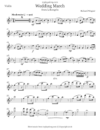 Wagner Wedding March From Lohengrin Saxophone Sheet Music Sheet Music Trumpet Sheet Music
