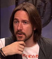 A gifset of Sam Riegel and Laura Bailey