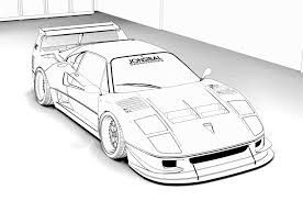 Jpg use the download button to view the full image of 1995 mclaren f1 lm coloring pages printable, and download it to your computer. Free Car Colouring Pages Downloads Of Ferrari F40 Toyota Supra Nissan Gt R And More