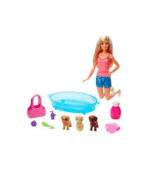 Barbie wasserspass fur die badewanne meerjungfrau. Barbie Mit Haustieren Badewanne Juguetesland