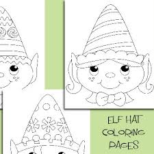 This christmas coloring sheet features and elf hat and elf feet with a cute elf and toy bag to . 25 Awesome Elf Crafts For Kids