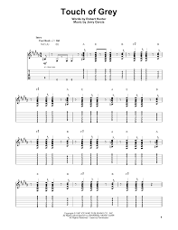 Touch of grey chords by grateful dead. Touch Of Grey By Grateful Dead Guitar Tab Play Along Guitar Instructor