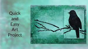 And our easy bird silhouette art project is a great place to start. Quick And Easy Art Ideas Involving Animal Silhouettes Youtube