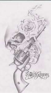 Bite The Bullet Rose Tattoo Skull With Guns And Roses Tattoo 17 Best Ideas About Skull Rose Tattoos On Pinterest Pretty Skull Skull Rose Tattoos Thigh Garter Tattoo Tattoo Drawings