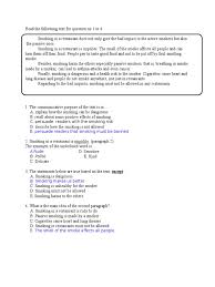 20200417 april 17 2020 april 18 2020 admin cause and effect contoh soal cause and effect postingan ini membahas contoh soal cause and effect dan jawabannya. Soal Hortatory Text Smoking Tobacco Smoking