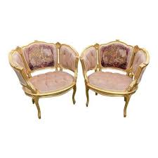 Antique French Louis Xvi Style Corbeille Chairs A Pair In 2020 French Antiques Louis Xvi Style Louis Xvi