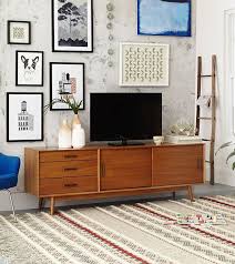 Media Console Styling Retro Living Rooms Mid Century Modern Living Room Retro Home