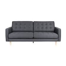 Emerson 3 Seater Sofa Anthracite Sofas Living Nood Nz Sofa Shop Sofa Design Chic Living Room Furniture