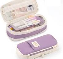 Kawaii Lila Federmäppchen, großes Fassungsvermögen, Stifttasche, Halter,  Box für Mädchen, Büro, Studenten, Schreibwaren, Organizer, Schulbedarf – ...