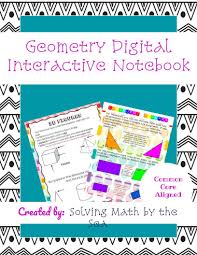 Geometry Digital Interactive Notebook Google Slides Digital Interactive Notebook Interactive Notebooks Digital Interactive Notebook Google