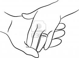 The smaller the hand you're drawing, the less detail you want in it, unless you want it to look old. Holding Hands Line Sketch Black And White Google Search Simple Line Drawings Line Drawing Hand Lines