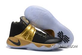 Nike Kyrie 2 Black Gold Mens Basketball Shoes Online Price