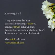 2 biji bunting kahwin rm60, siap dalam 7 hari! Kad Kahwin Cepat Siap